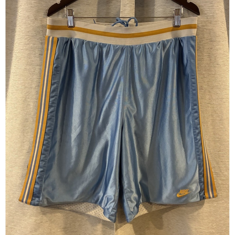 Nike Supreme Shiny‎ Dazzle Hoop Shorts Mens Vintage Y2K 90s Reversible